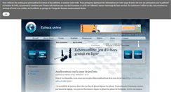Desktop Screenshot of echecs-online.fr