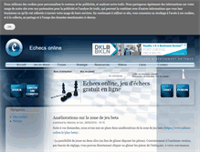 Tablet Screenshot of echecs-online.fr